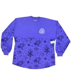 Disney Aulani Aloha Hawaii Jersey Purple Long Sleeve Size Small NWT